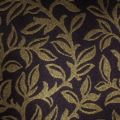 Jacquard  in Leaves – Ideal for Table Runners & Chair Covers (Verdant Weave)