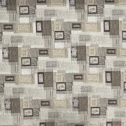 Jacquard Brocade in Abstract Rug – Ideal for Upholstery (Antique Charm)