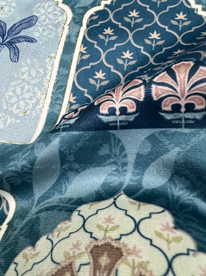 Velvet in Mughal Garden Design – Window Treatments (Royal Legacy)