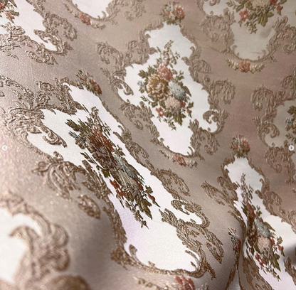 Jacquard in Victorian Floral Damask (Rococo Bloom)