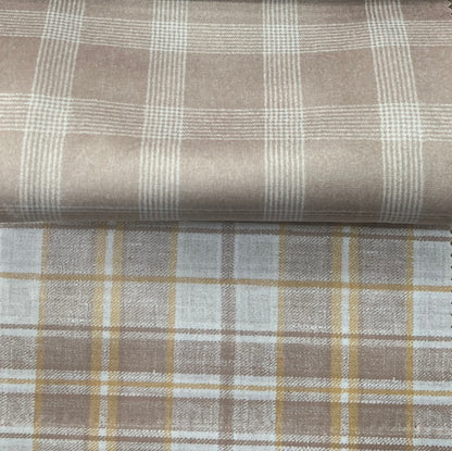 Velvet in Tartan Upholstery