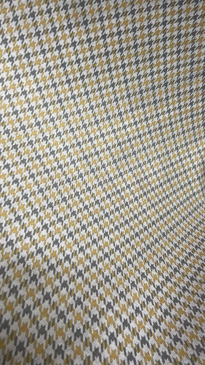 Velvet in Houndstooth Upholstery