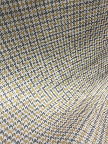 Velvet in Houndstooth Upholstery