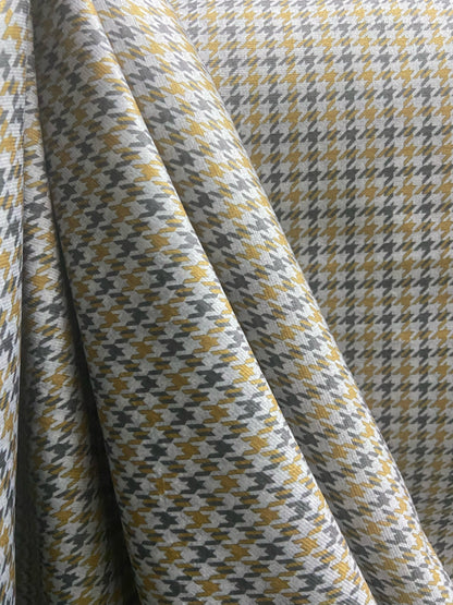 Velvet in Houndstooth Upholstery