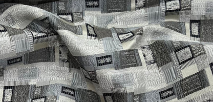 Jacquard Brocade in Abstract Rug – Ideal for Upholstery (Antique Charm)