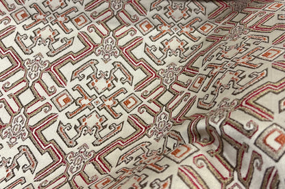 Jacquard Brocade in Roman Mosaic  – Ideal for Dining Chairs & Drapery (Antique Luxe)
