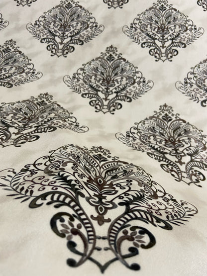 Velvet in Damask Motif  Sofas & Dining chairs