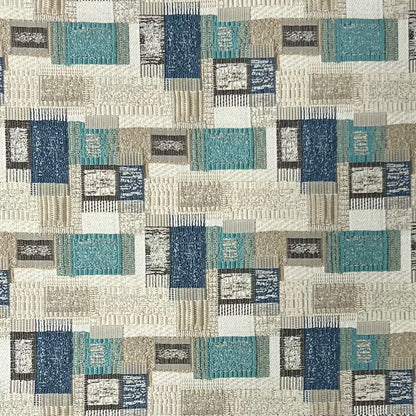 Jacquard Brocade in Abstract Rug – Ideal for Upholstery (Antique Charm)