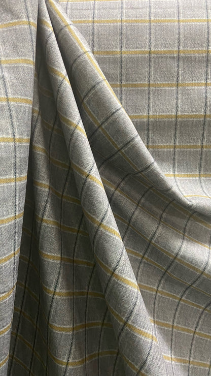 Velvet in Tattersall Plaid  Sofa Upholstery & Cushions