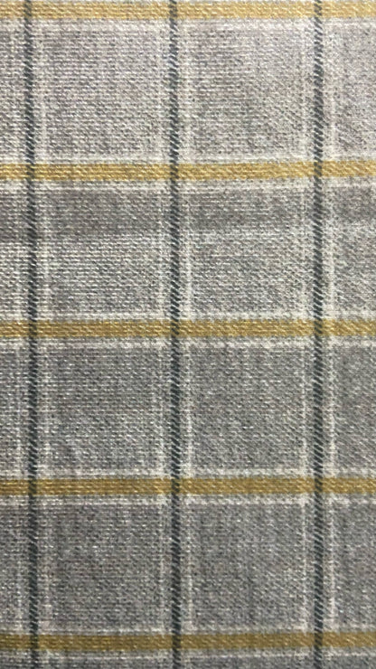Velvet in Tattersall Plaid  Sofa Upholstery & Cushions