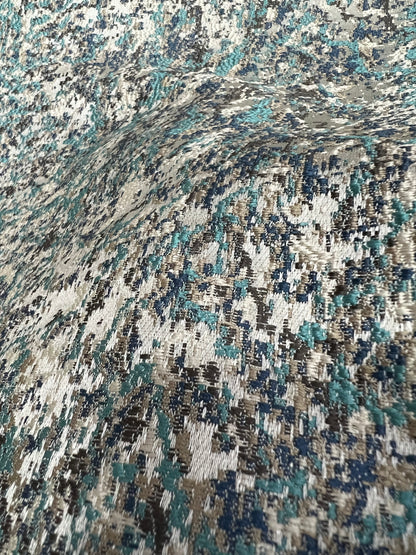 Jacquard Brocade in Abstract – Ideal for Upholstery & Curtains (Vintage Weave)