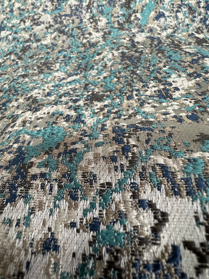 Jacquard Brocade in Abstract – Ideal for Upholstery & Curtains (Vintage Weave)