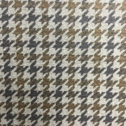 Velvet in Houndstooth Upholstery