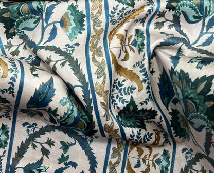Velvet in Vintage Coromandel –  Window Treatments (Royal Heritage)