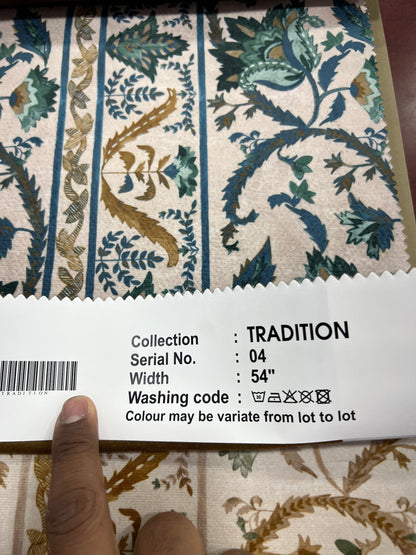 Velvet in Vintage Coromandel –  Window Treatments (Royal Heritage)
