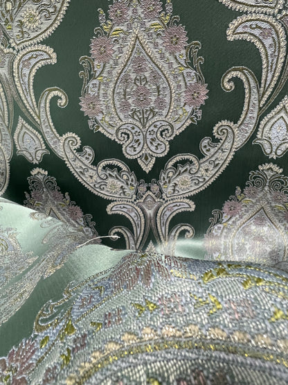 Jacquard in Victorian Damask –  Window Treatments (Rococo Bloom)