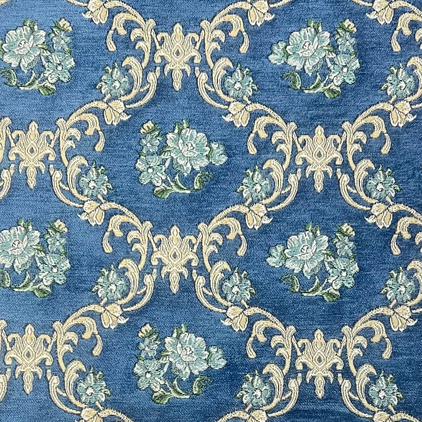 Chenille Jacquard in Vintage Damask –  Upholstery and Crafts (Regal Weave)
