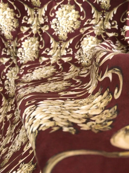 Velvet in Damask Cushion Covers
