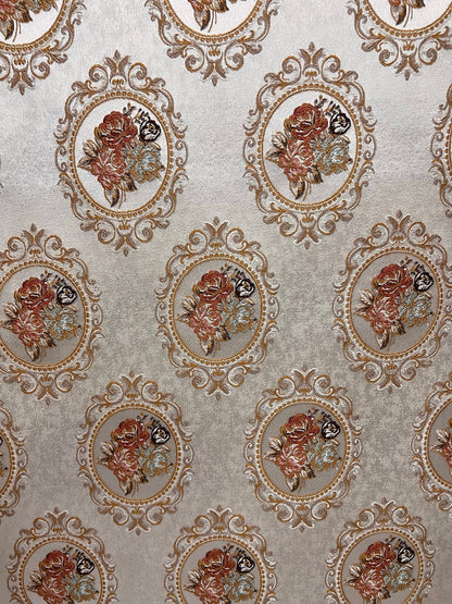 Jacquard in Victorian Mirror Floral - Dining Chairs (Heritage Bloom)