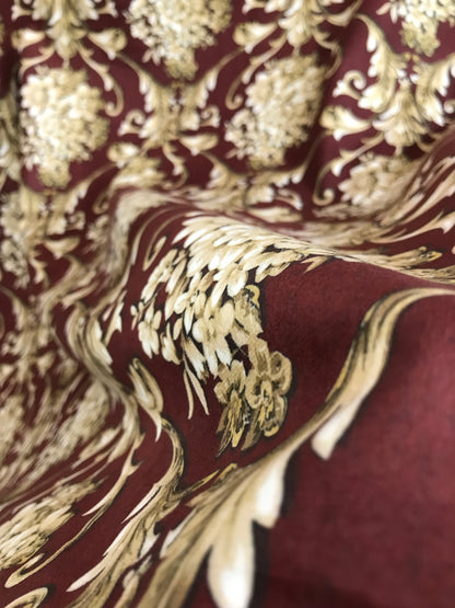 Velvet in Damask Cushion Covers