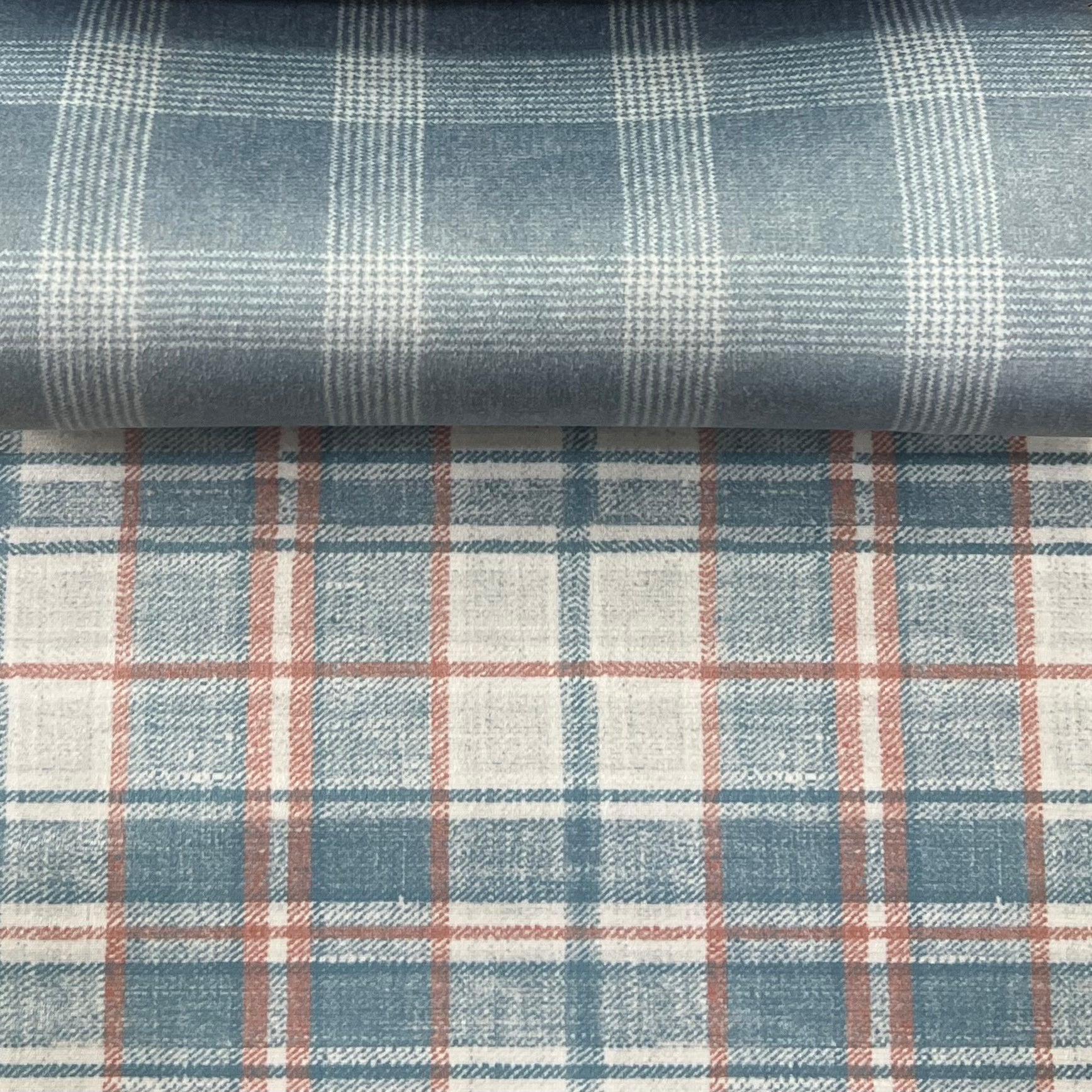 Velvet in Tartan Upholstery