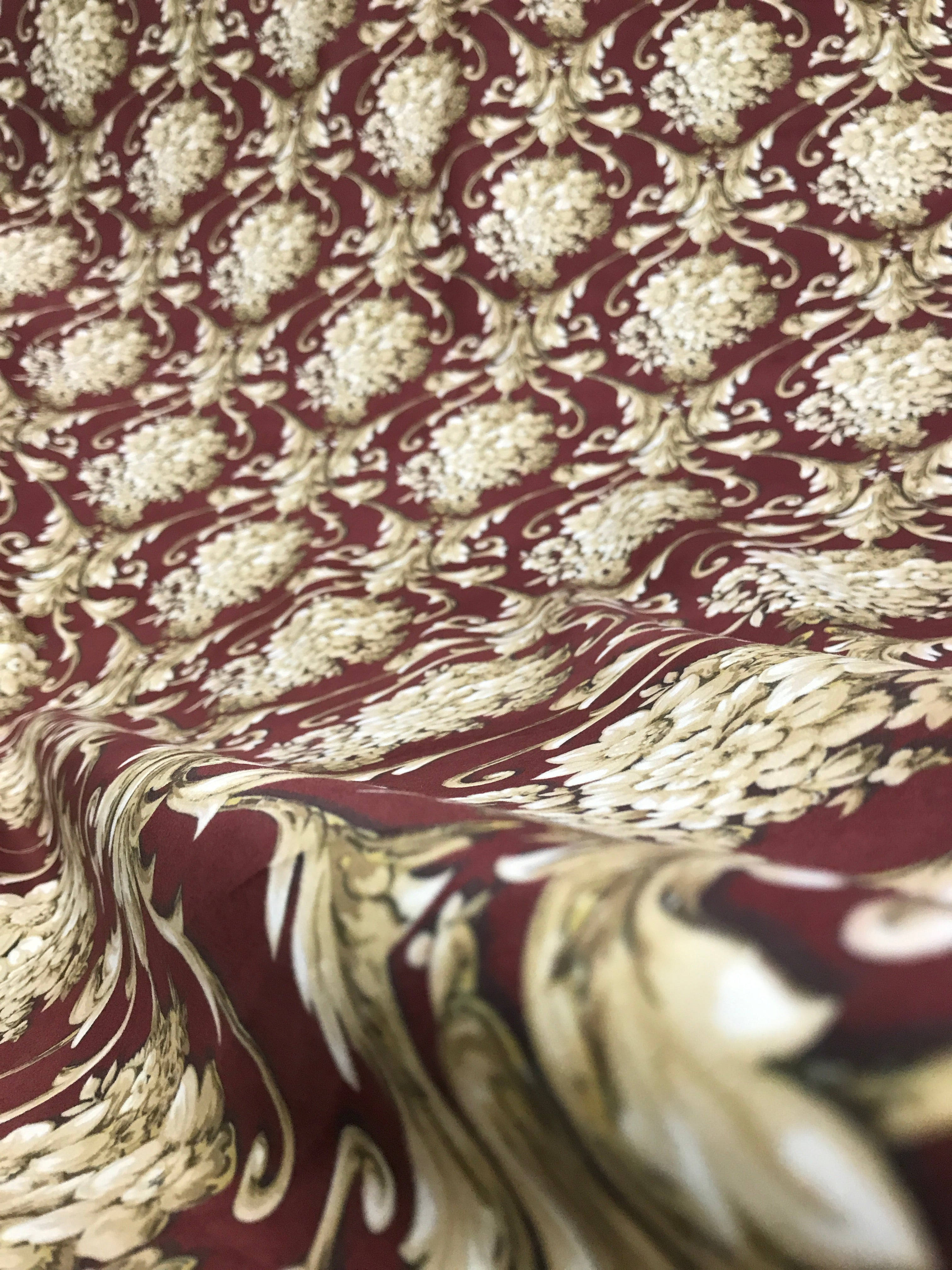 Velvet in Damask Cushion Covers