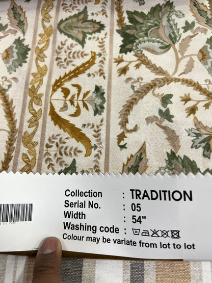 Velvet in Vintage Coromandel –  Window Treatments (Royal Heritage)