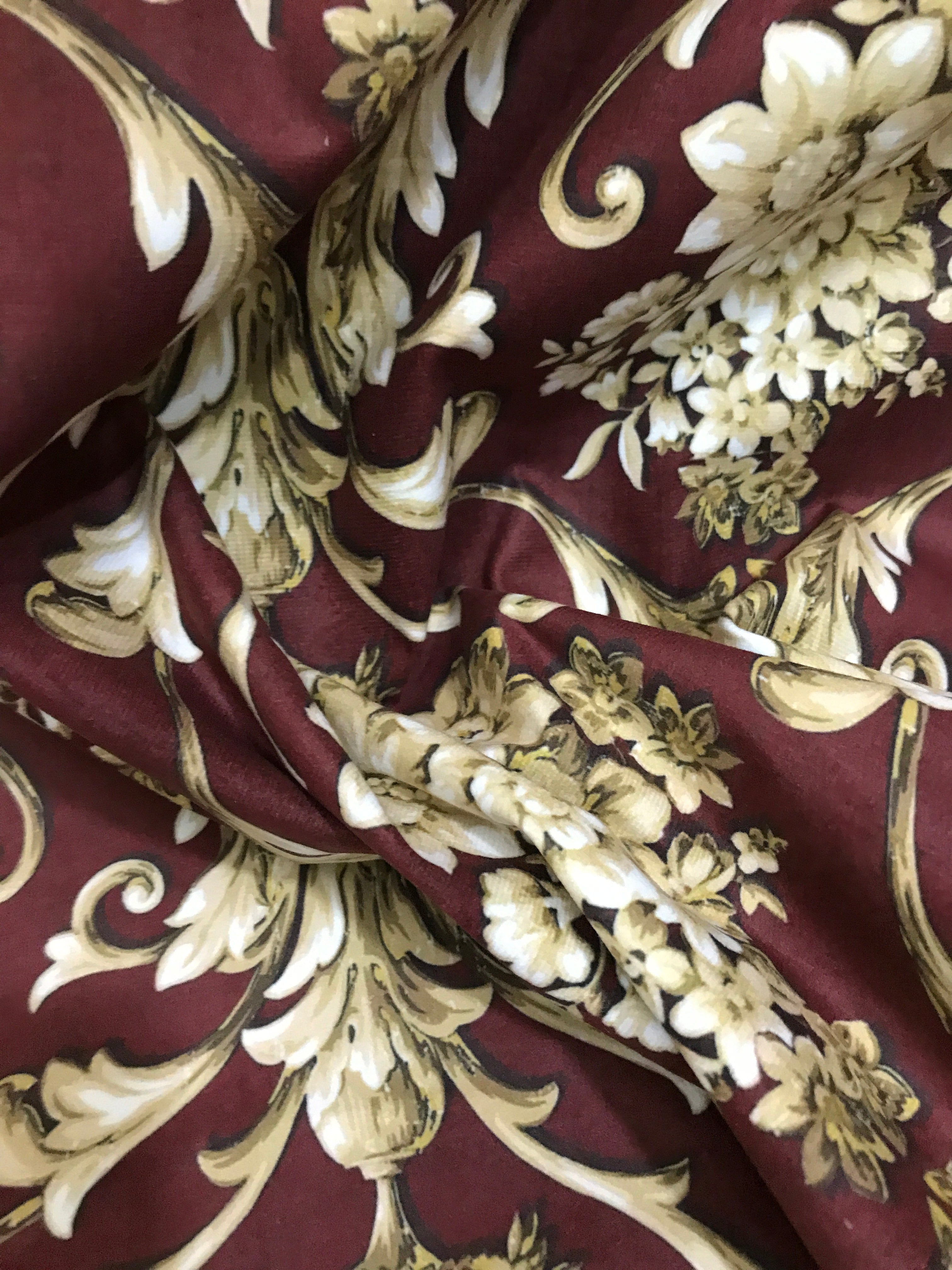 Velvet in Damask Cushion Covers