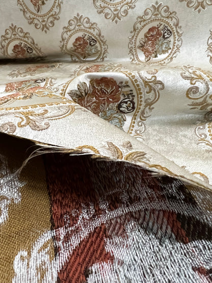 Jacquard in Victorian Mirror Floral - Dining Chairs (Heritage Bloom)