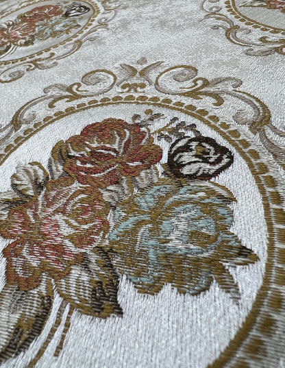 Jacquard in Victorian Mirror Floral - Dining Chairs (Heritage Bloom)