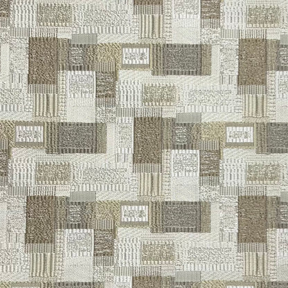 Jacquard Brocade in Abstract Rug – Ideal for Upholstery (Antique Charm)