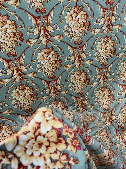 Velvet in Damask Cushion Covers