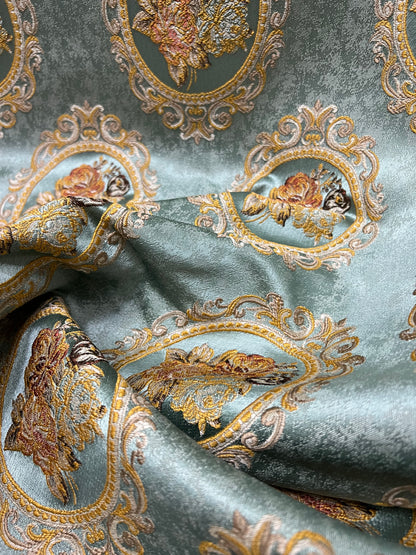 Jacquard in Victorian Mirror Floral - Dining Chairs (Heritage Bloom)