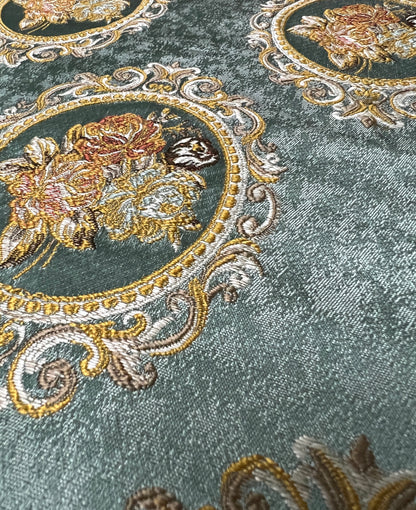 Jacquard in Victorian Mirror Floral - Dining Chairs (Heritage Bloom)