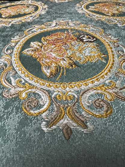 Jacquard in Victorian Mirror Floral - Dining Chairs (Heritage Bloom)