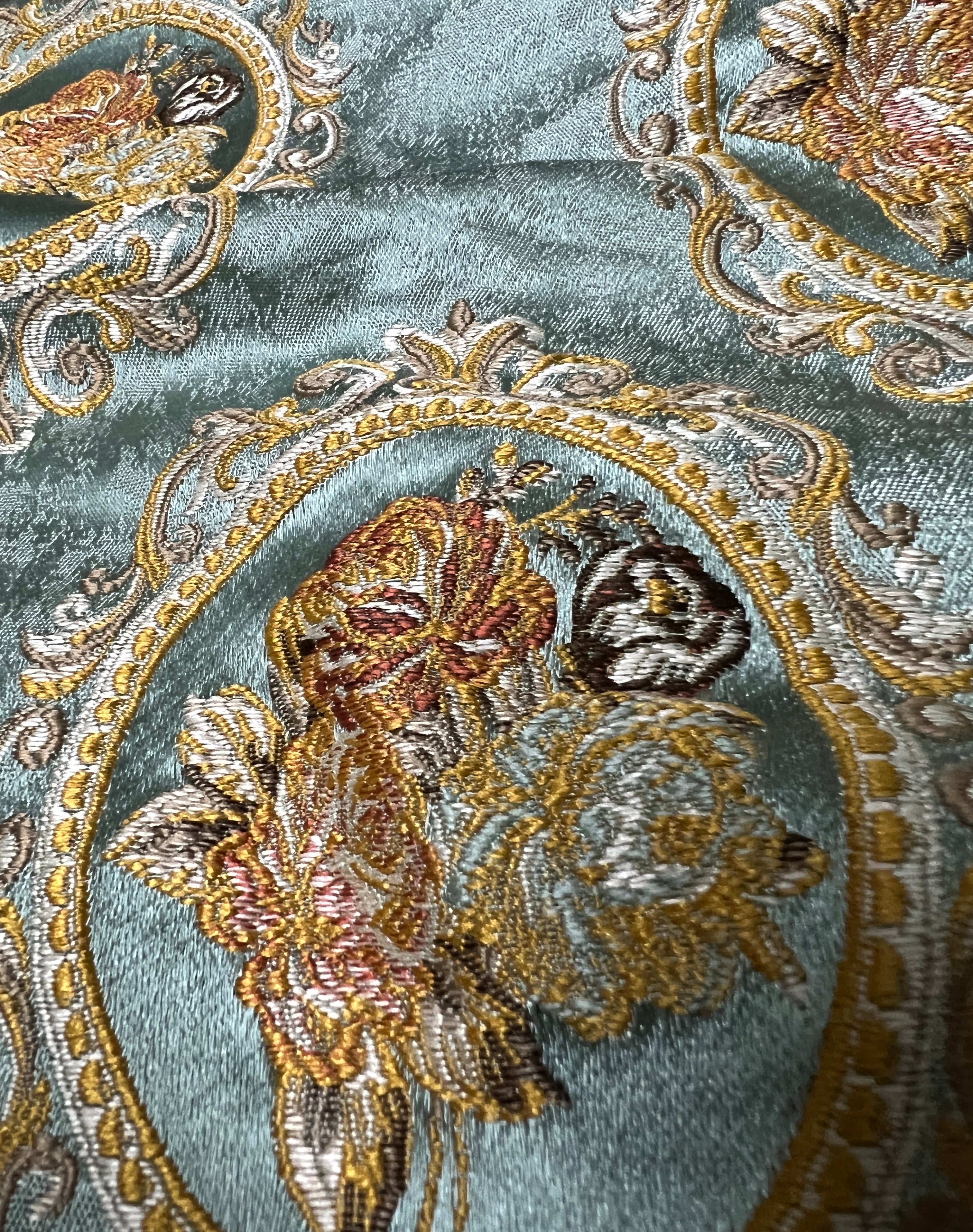 Jacquard in Victorian Mirror Floral - Dining Chairs (Heritage Bloom)