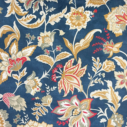 Velvet in Vintage Floral -  Window Treatments (Royal Garden)