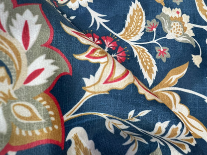 Velvet in Vintage Floral -  Window Treatments (Royal Garden)