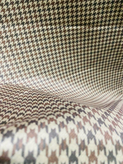 Velvet in Houndstooth Upholstery