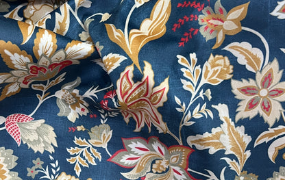 Velvet in Vintage Floral -  Window Treatments (Royal Garden)