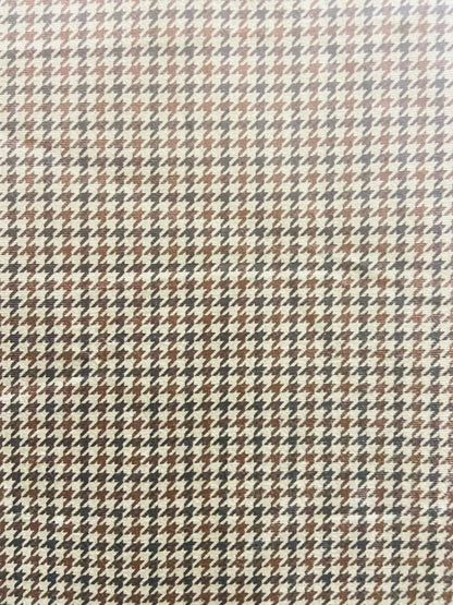 Velvet in Houndstooth Upholstery
