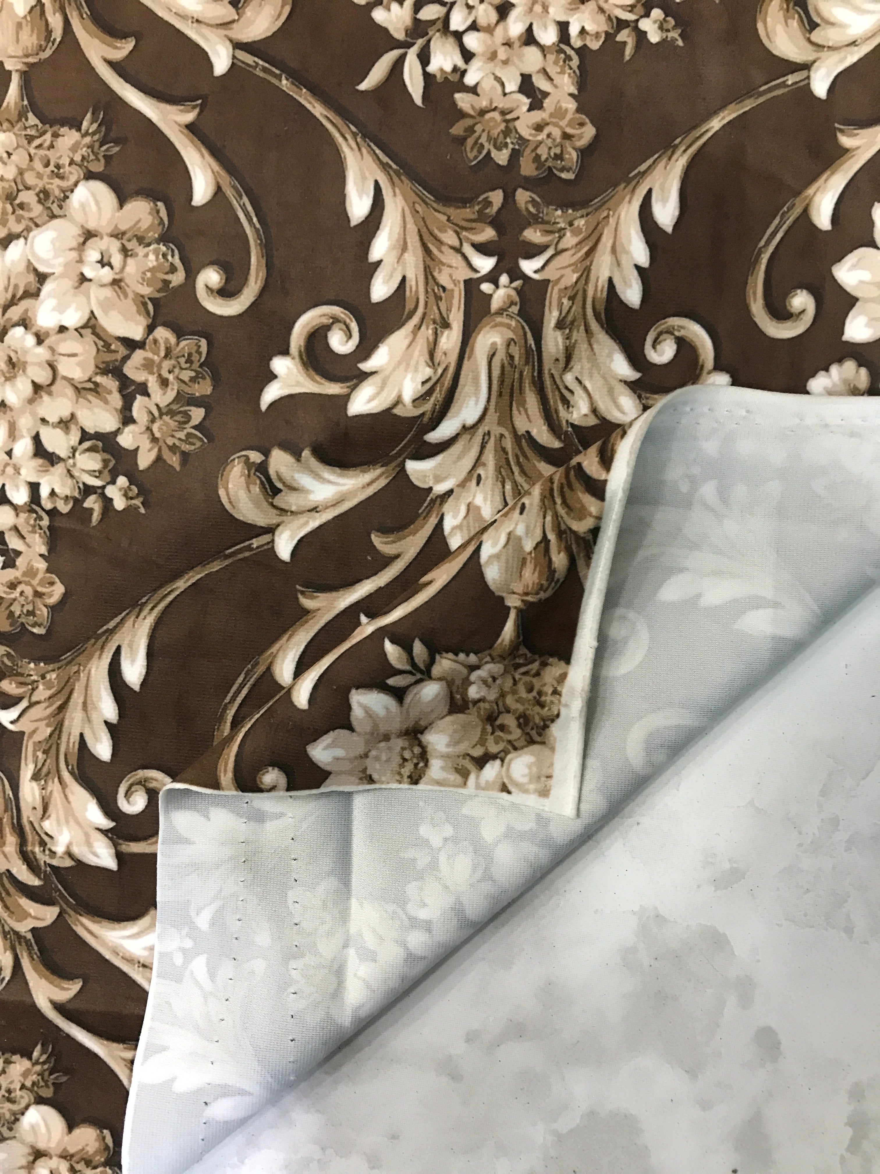 Velvet in Damask Cushion Covers