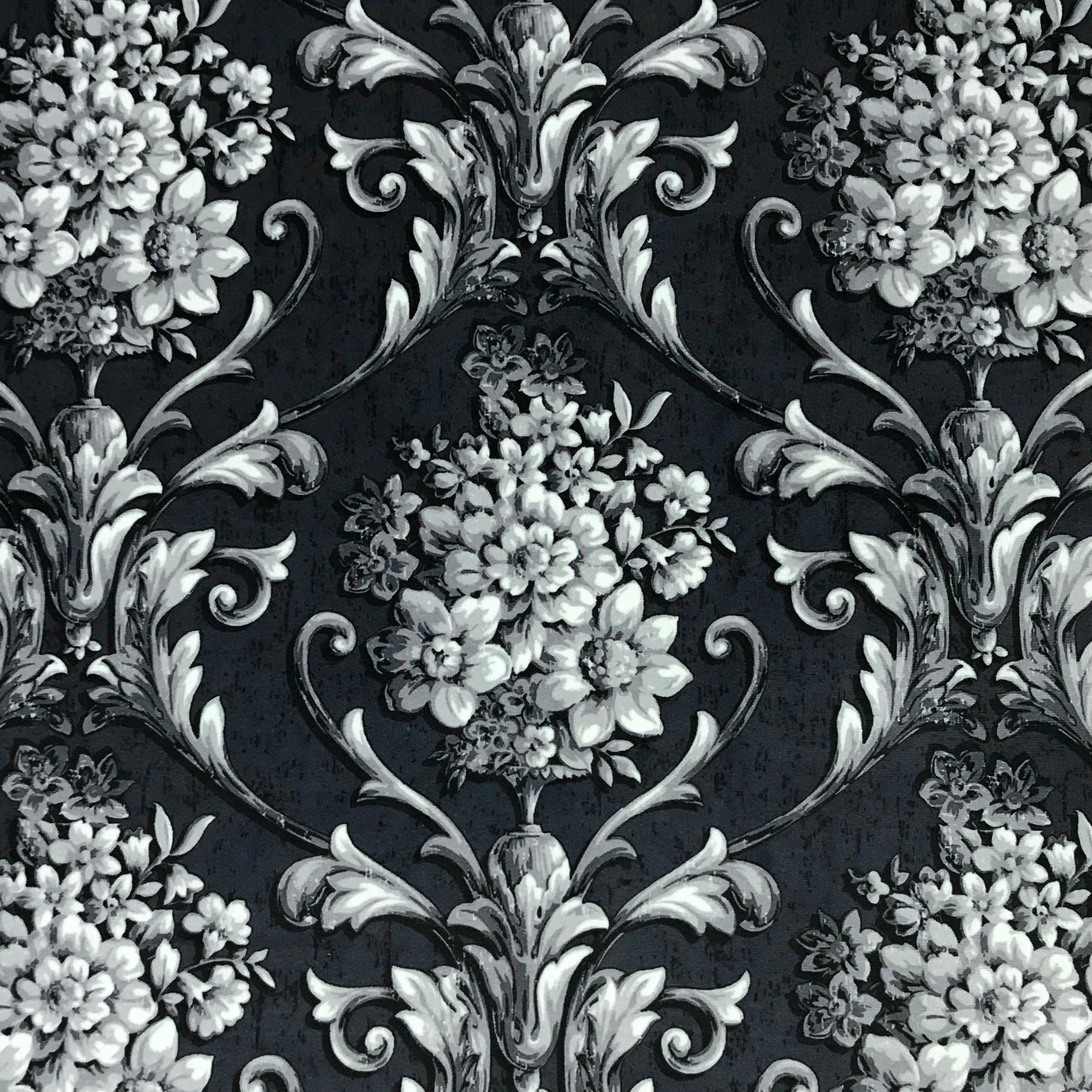 Velvet in Damask Cushion Covers