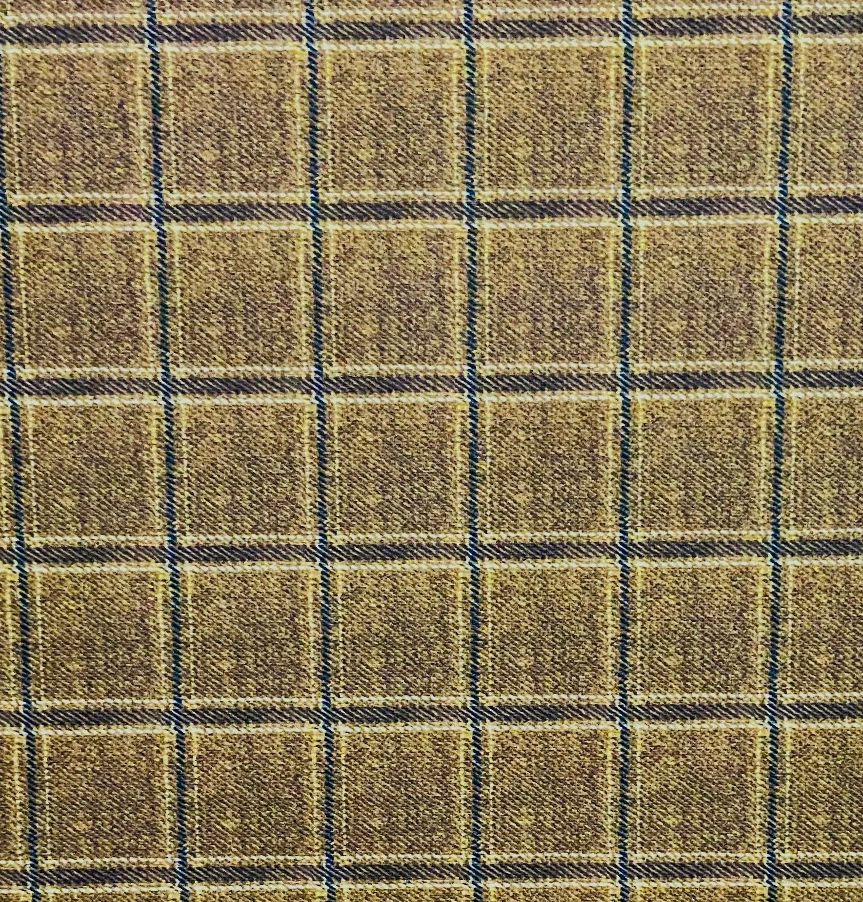 Velvet in Tattersall Plaid  Sofa Upholstery & Cushions