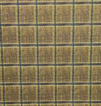Velvet in Tattersall Plaid  Sofa Upholstery & Cushions
