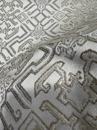 Jacquard Brocade in Roman Mosaic  – Ideal for Dining Chairs & Drapery (Antique Luxe)