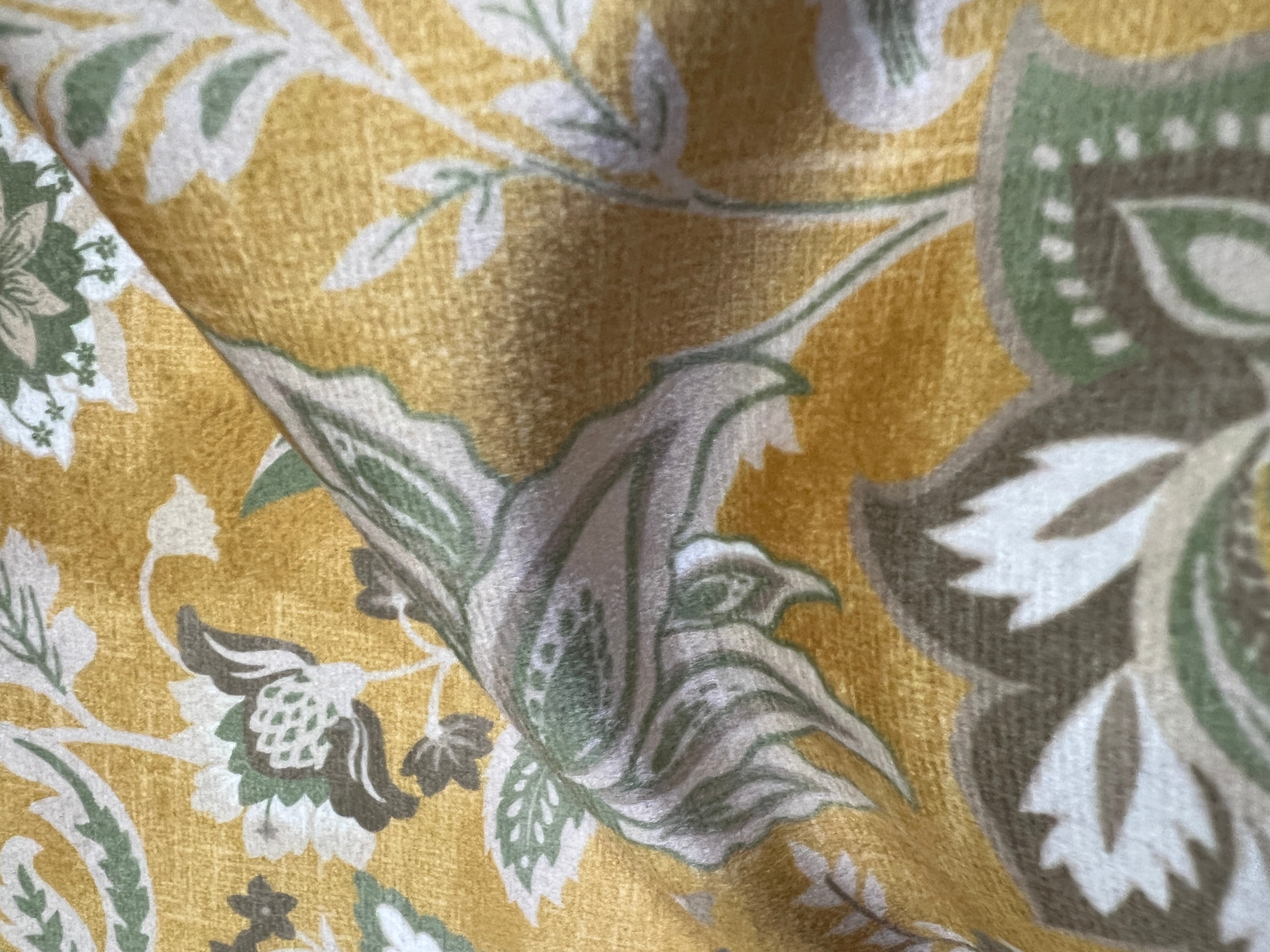 Velvet in Vintage Floral -  Window Treatments (Royal Garden)