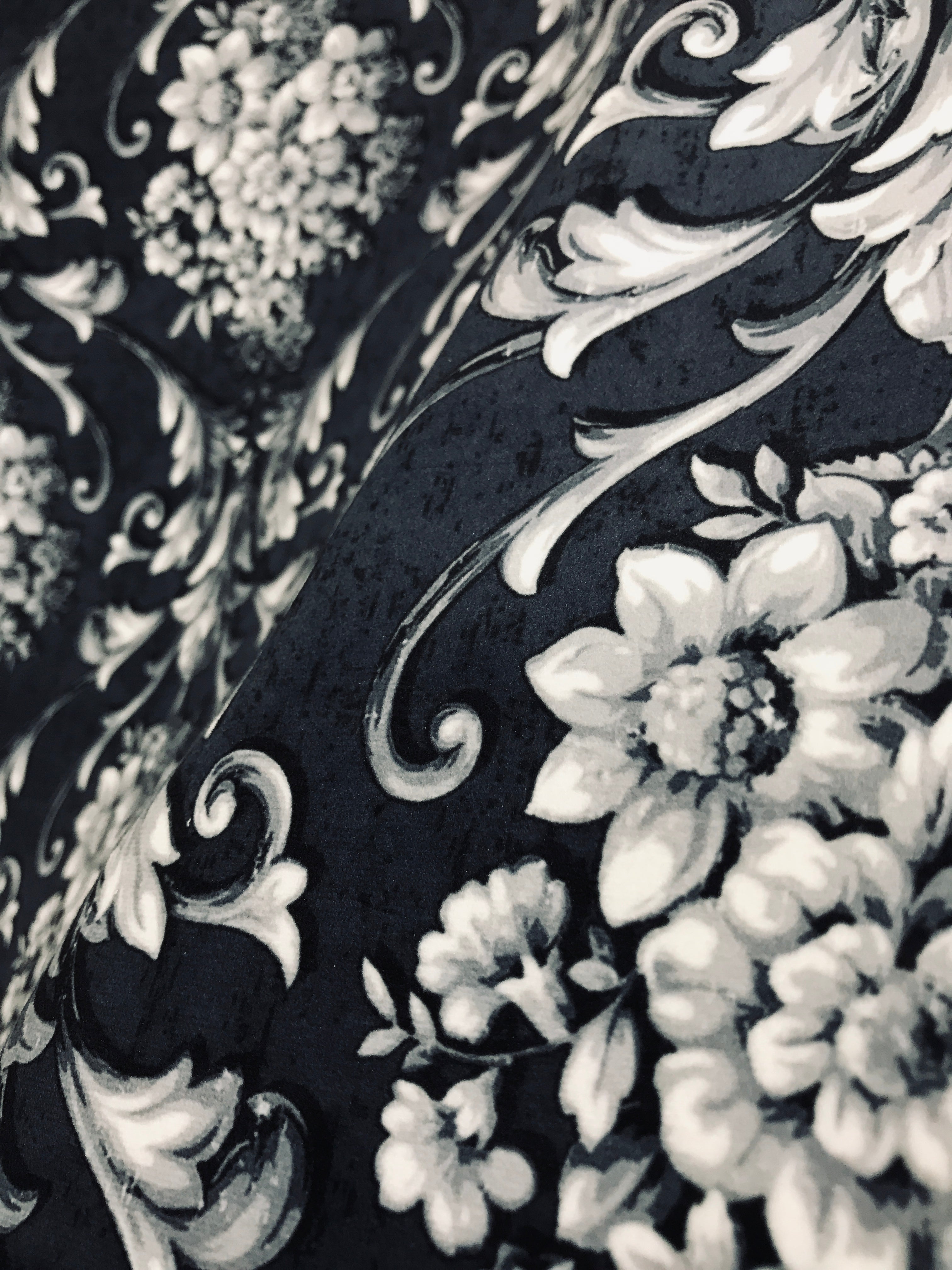 Velvet in Damask Cushion Covers