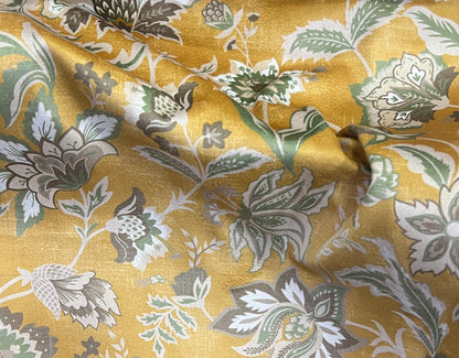 Velvet in Vintage Floral -  Window Treatments (Royal Garden)