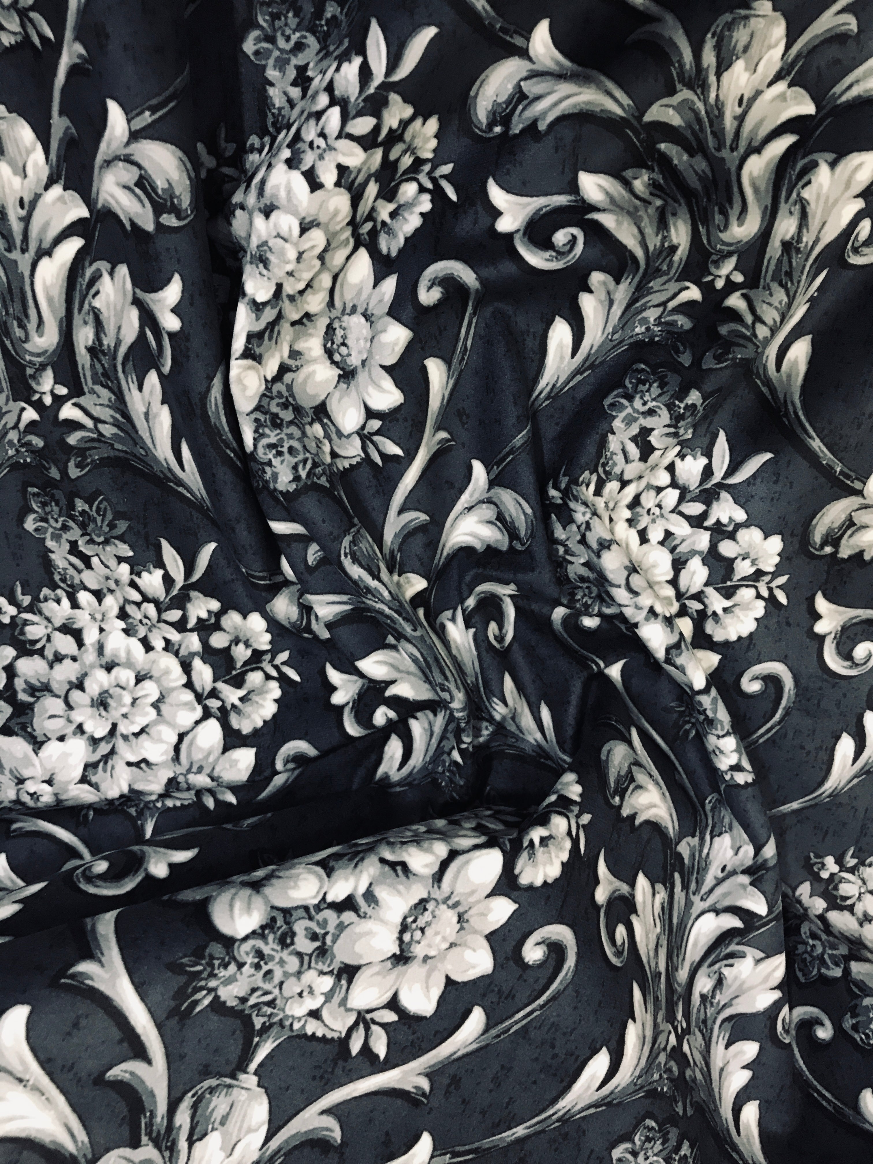 Velvet in Damask Cushion Covers